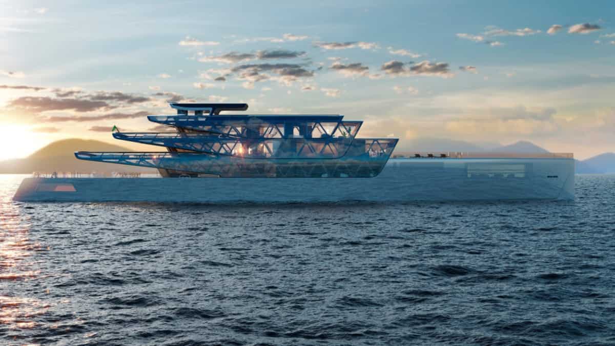 The Pegasus Superyacht where eco-friendly technology and opulence