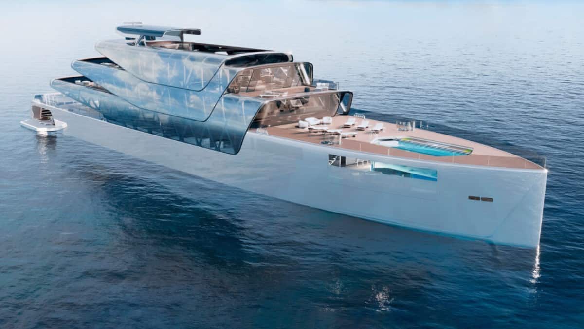 The Pegasus superyacht features an array of lavish amenities