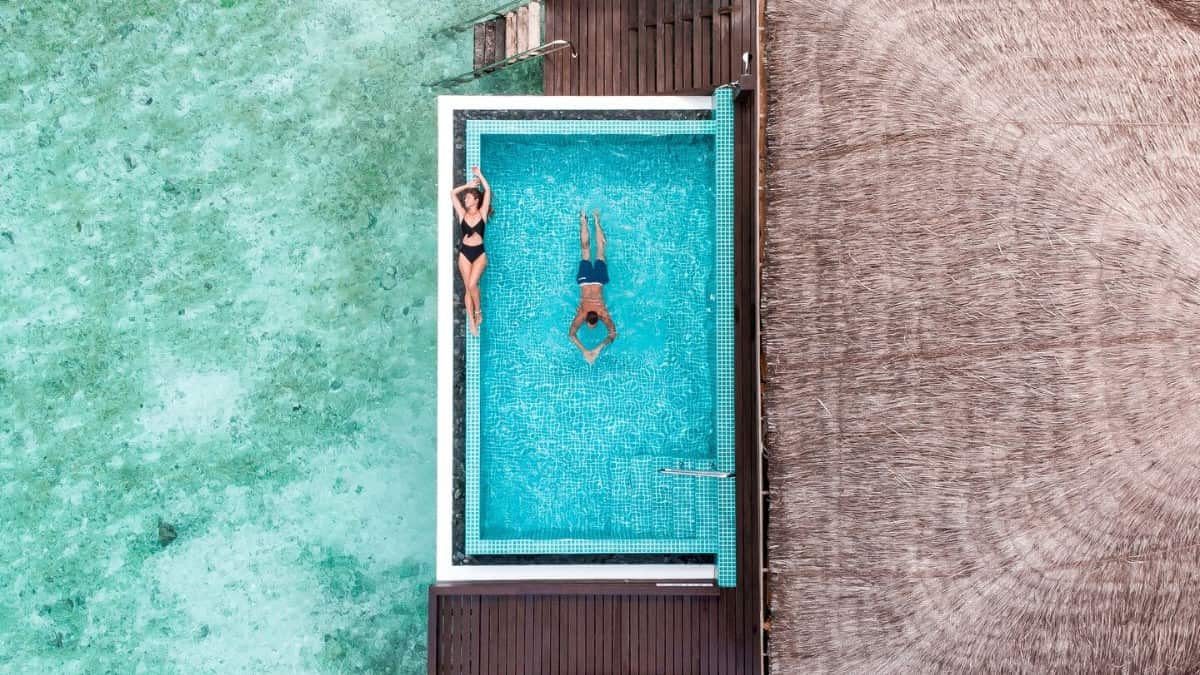 maldives pool bungalow